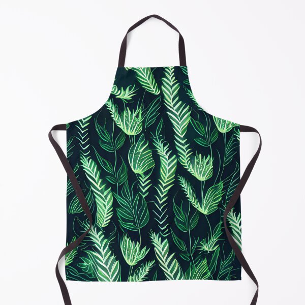 Item preview, Dark tropical green leaf patter #7 designed and sold by supeart.