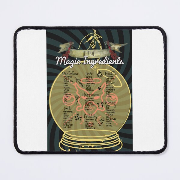 Item preview, Herbal Good Witch Brew Magic Ingredients Crystal Ball #3 designed and sold by OmniRoseArt.