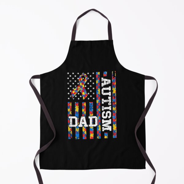 Item preview, Autism awareness proud autism dad vintage us flag designed and sold by gastonfongemie.