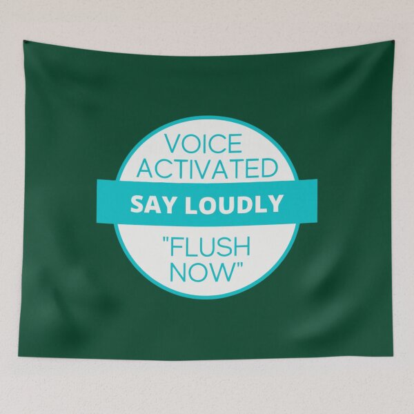 Item preview, voice activated voice activated voice activated flush now     designed and sold by sipien.