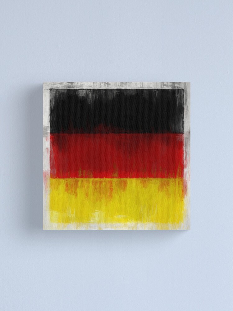 Alternate view of German Flag No. 2, Series 2 Canvas Print