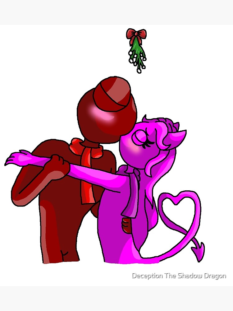 Red X Magenta Mistletoe (Rainbow Friends) Poster for Sale by Deception The  Shadow Dragon