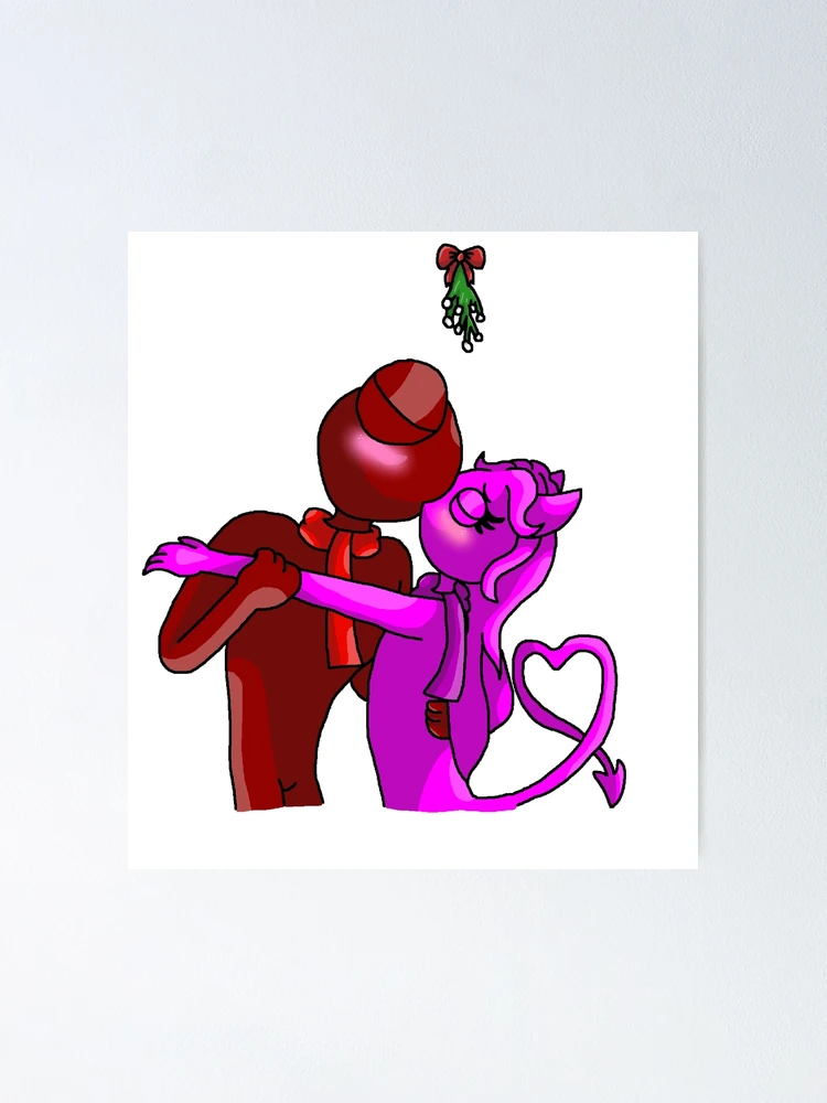 Blue X Gold Mistletoe (Rainbow Friends) Poster for Sale by Deception The  Shadow Dragon