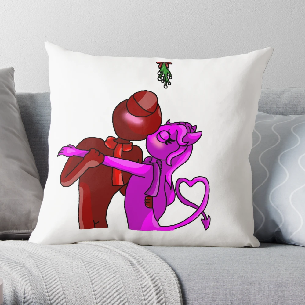 Red X Magenta Mistletoe (Rainbow Friends) Poster for Sale by