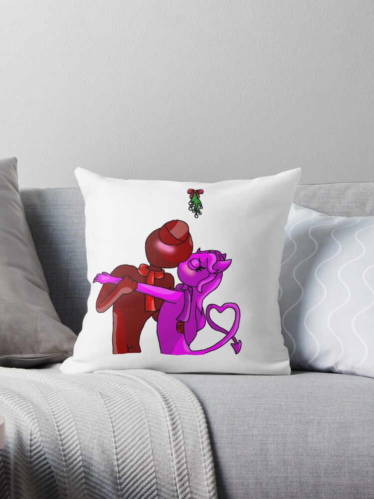 Red X Magenta Mistletoe (Rainbow Friends) | Sticker