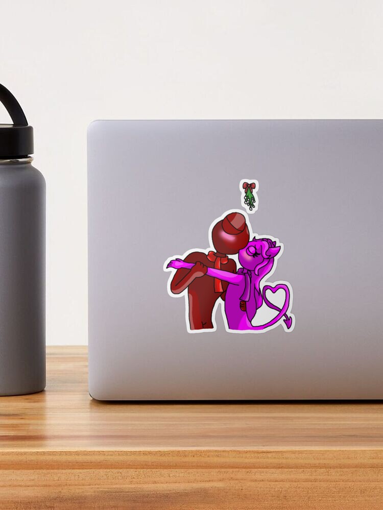 Red X Magenta (Rainbow Friends OC X Canon) Sticker for Sale by Deception  The Shadow Dragon