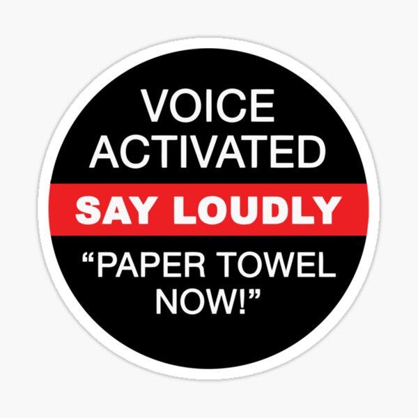 600 Pieces Fake Voice Motion & Clap Activated Sign Tags Prank Stickers