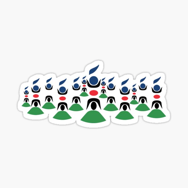 "Kanaky #22" Sticker for Sale by Kanaky-Ranks | Redbubble