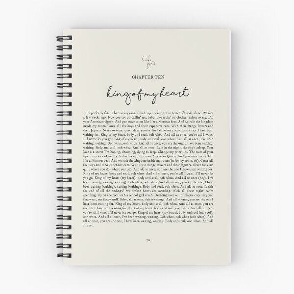 Item preview, King Of My Heart Lyrics designed and sold by queseraseraa.