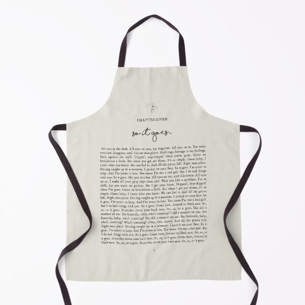 Item preview, So It Goes Lyrics designed and sold by queseraseraa.