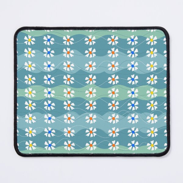 Item preview, Jasmines on waves sage blue colours designed and sold by DreamKaracters.