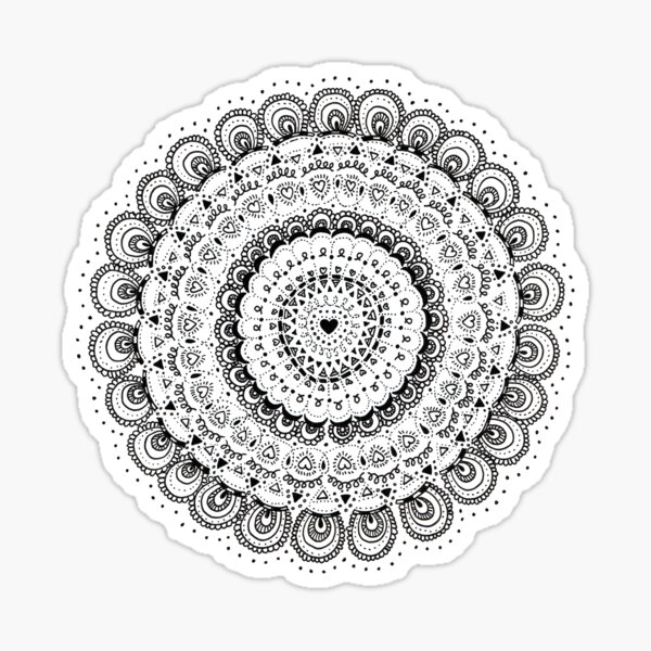 Mandala Love Sticker