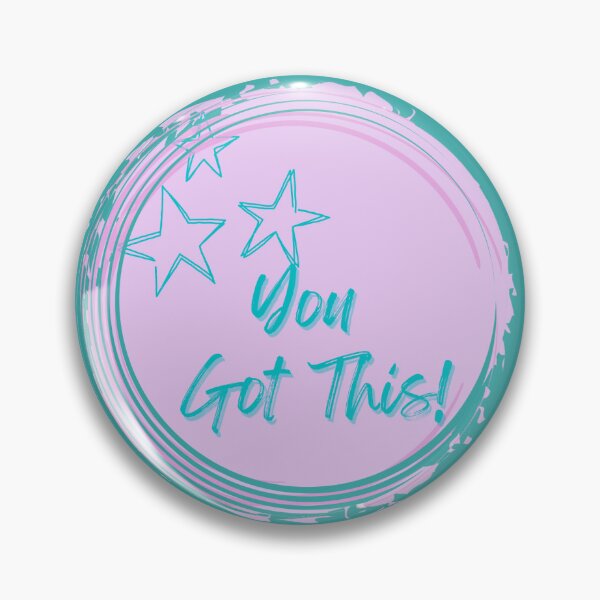 Item preview, You Got This! in Pink and Green designed and sold by Craftenness.