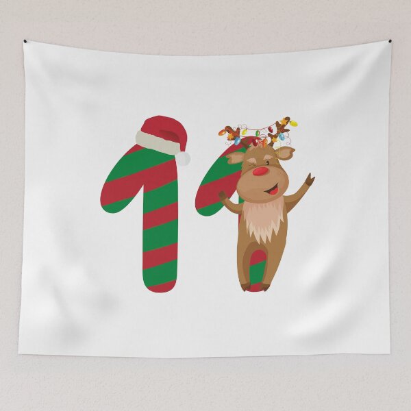Item preview, Christmas Number 11. Advent Calendar Number designed and sold by trendingatees.