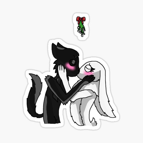 Orange X Yellow Mistletoe (Rainbow Friends) Sticker for Sale by Deception  The Shadow Dragon