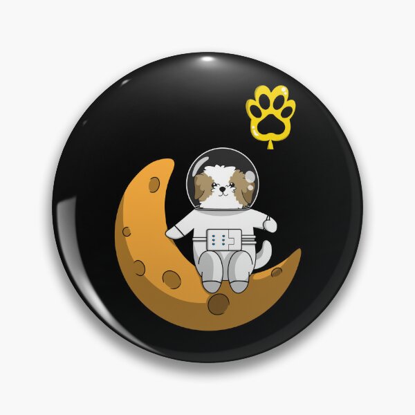 Item preview, Shih Tzu Space Astronaut Dog Kawaii Design designed and sold by MysteriousJ.
