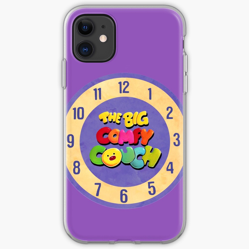 The Big Comfy Couch Clock Iphone Case Cover By Birchandbark