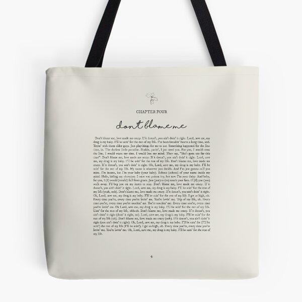 Item preview, Dont Blame Me Lyrics designed and sold by queseraseraa.