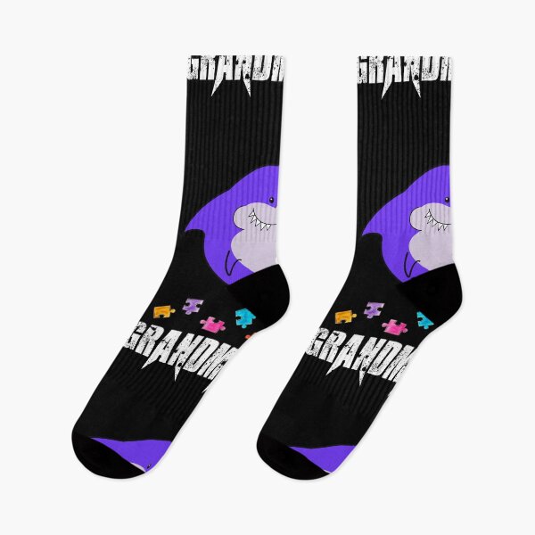 Item preview, Grandma shark autism awareness tee for grandma designed and sold by gastonfongemie.