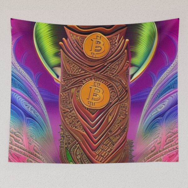 Item preview, Bitcoin Art Cryptocurrency Art Crypto Art designed and sold by tpixx.