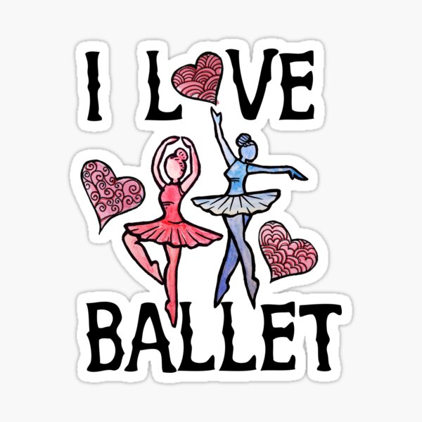 Item preview, I love Ballet designed and sold by Boog Monst .
