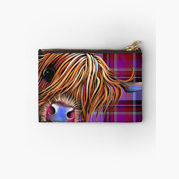 Item preview, SCoTTiSH HiGHLaND CoW ' TaRTaN SuGaR LuMP ‘ ' by SHiRLeY MacARTHuR designed and sold by Shirley MacArthur Art.