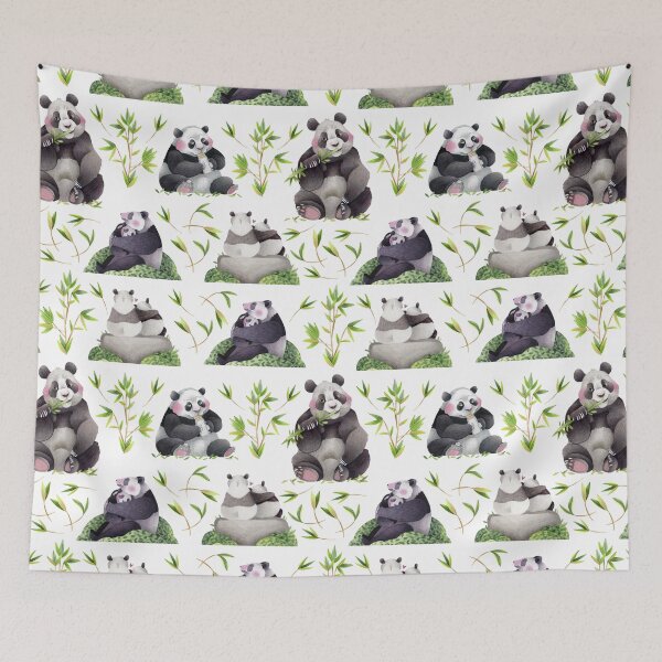 Item preview,  Panda pattern 02 designed and sold by adeillustrator.