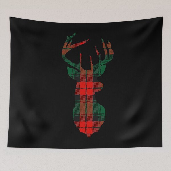 Item preview, Classic Christmas Deer Tartan Plaid designed and sold by Urosek.
