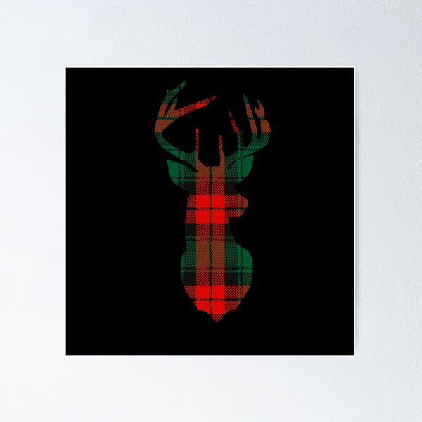 Item preview, Classic Christmas Deer Tartan Plaid designed and sold by Urosek.