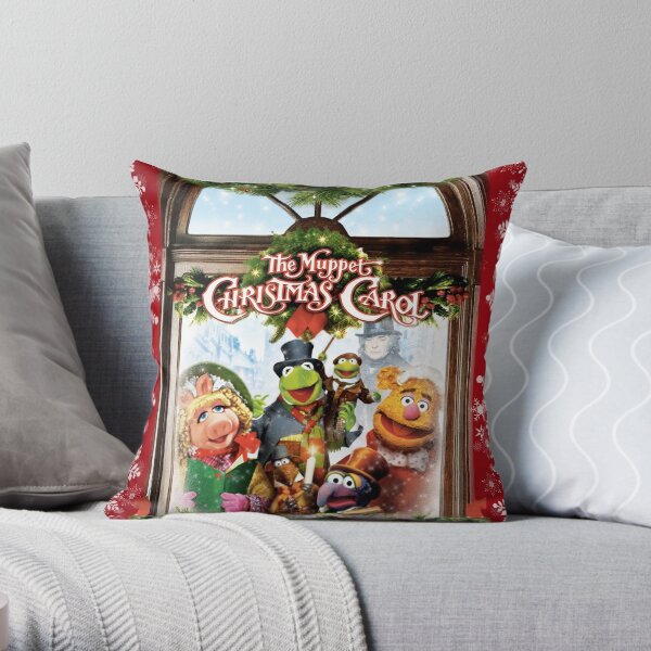 the muppet christmas carol Throw Pillow