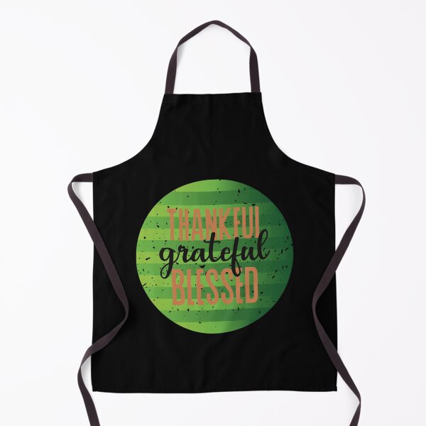 Item preview, Thankful Grateful Blessed Retro designed and sold by RockBeeDesigns.