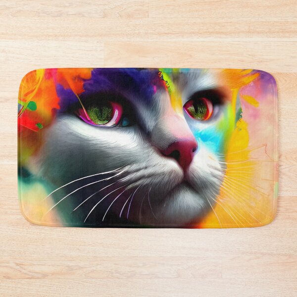 Item preview, cat portrait  painting #28 designed and sold by supeart.