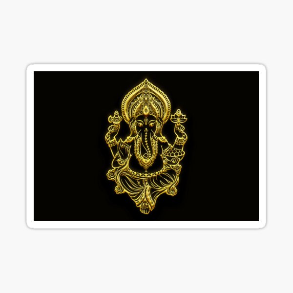 Golden Ganesh PNG Transparent Images Free Download | Vector Files | Pngtree