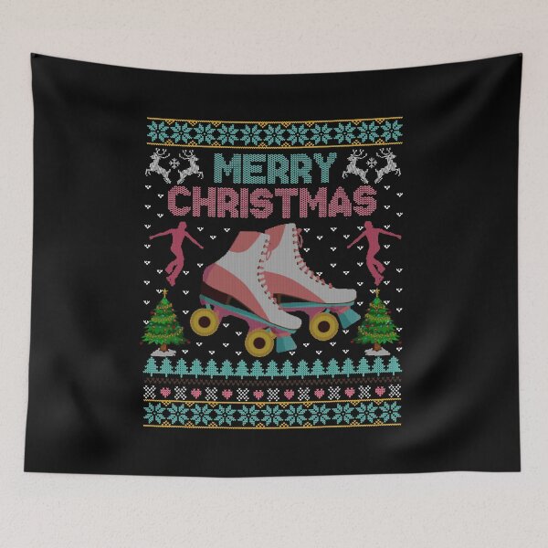 Item preview, Roller skate girl women derby ugly christmas sweaters  designed and sold by gastonfongemie.