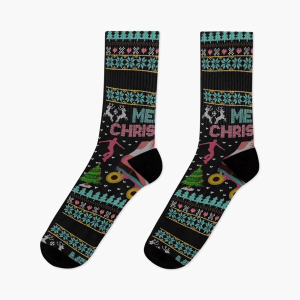Item preview, Roller skate girl women derby ugly christmas sweaters  designed and sold by gastonfongemie.