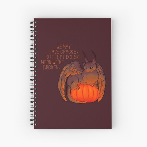 Item preview, "We May Have Cracks" Pumpkin Gargoyle designed and sold by thelatestkate.