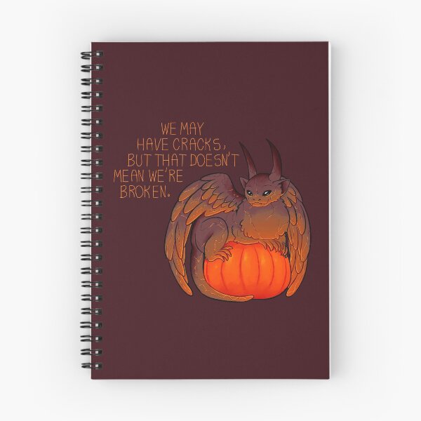 Item preview, "We May Have Cracks" Pumpkin Gargoyle designed and sold by thelatestkate.