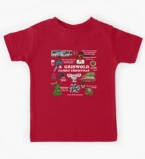 Christmas Vacation Collage Kids T-Shirt