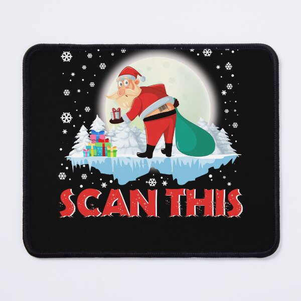 Item preview, Scan this santa claus butt postal worker funny christmas designed and sold by gastonfongemie.