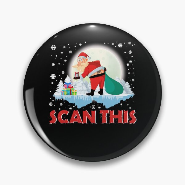 Item preview, Scan this santa claus butt postal worker funny christmas designed and sold by gastonfongemie.