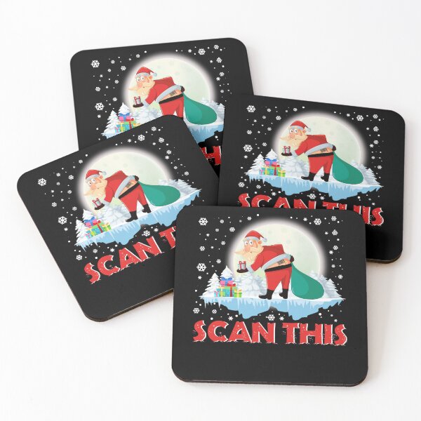 Item preview, Scan this santa claus butt postal worker funny christmas designed and sold by gastonfongemie.