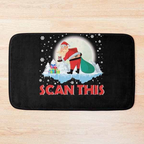 Item preview, Scan this santa claus butt postal worker funny christmas designed and sold by gastonfongemie.