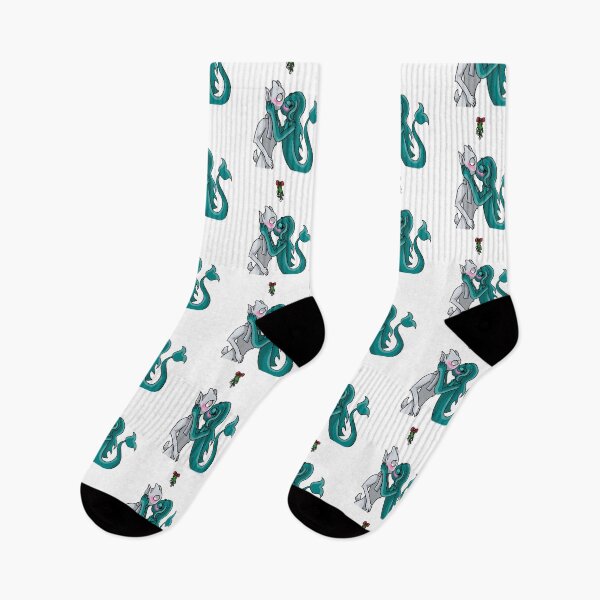 Item preview, Silver X Teal Mistletoe (Rainbow Friends) designed and sold by DarkDragonDeception - Claudia.