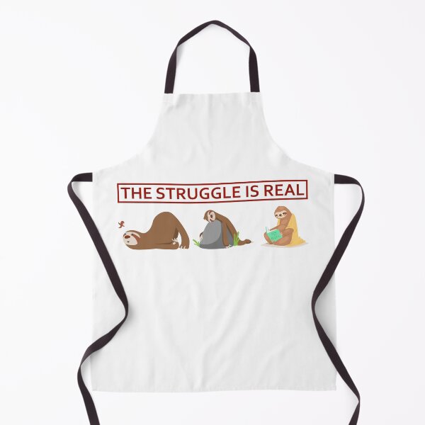 Item preview, The Struggle is Real Funny Sloth designed and sold by mkzmerch.