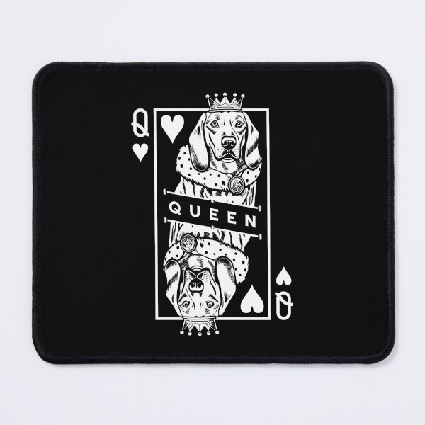 Item preview, Weimaraner Queen Of Hearts Funny Dog Playing Card Pop Art designed and sold by GrandeDuc.