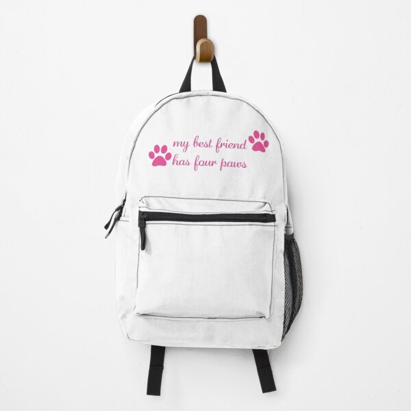 Item preview, Best Friend Paw Print Pink Statement designed and sold by kavanaghdesigns.