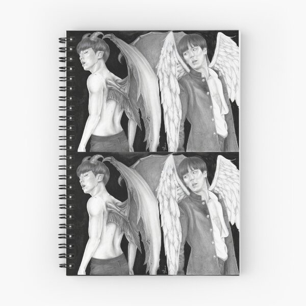 Item preview, Angel & Devil (Minhyuk & Kihyun) designed and sold by Artistic-Anja.
