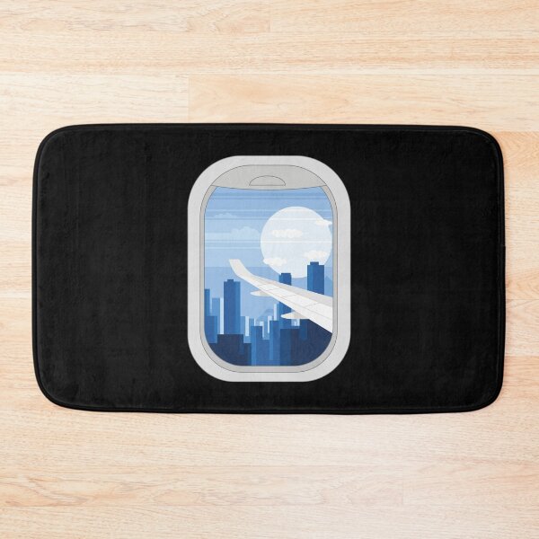 Item preview, Airplane Window | Airplane Wing | Beautiful City Landscape designed and sold by Pisutachio.