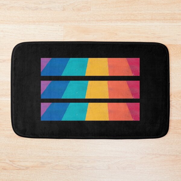 Item preview, Retro Strips Black - Painting designed and sold by LTM-tee.