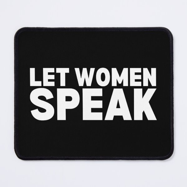 Item preview, Let Women Speak - LetWomenSpeak - Radical Feminist designed and sold by WomaNation.